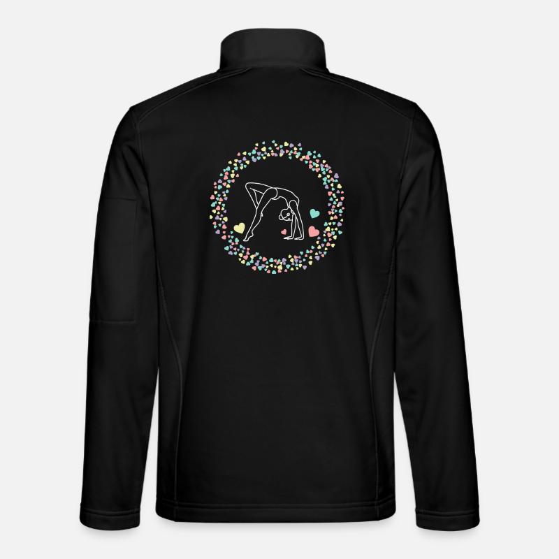 Gymnastics Gymnastics Gymnast Acrobatics Gift - Unisex Softshell Jacket - black