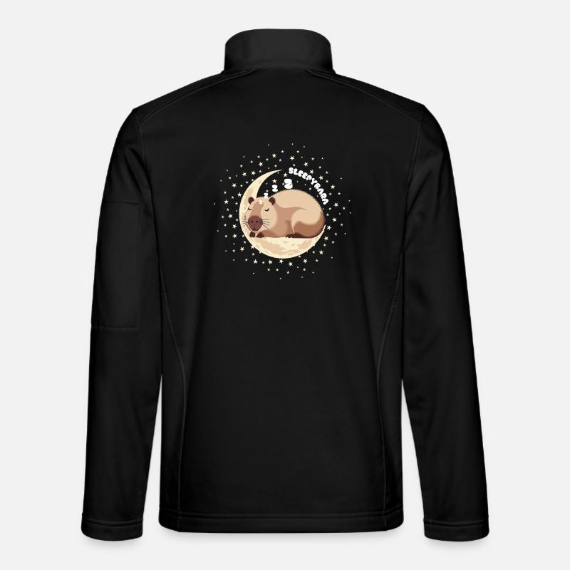 Pyjama Sleepybara Pjyama Capybara Veste en tissu softshell Unisexe