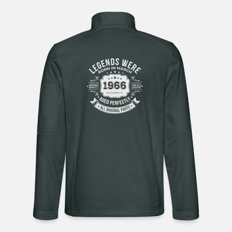 März 1966 Geburtstag 1966 Legends Mars Unisex Softshelljacke