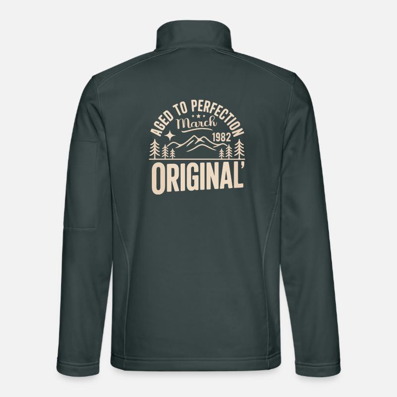 März 1982 – Legende der Gipfel und Berge Unisex Softshelljacke