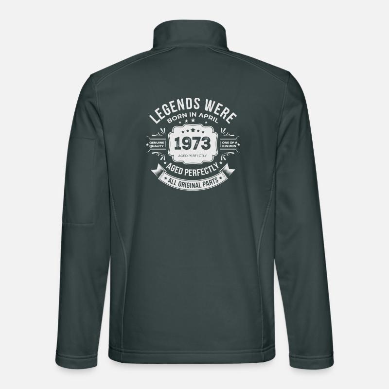 Geburtstagsgeschenk April 1973 Unisex Softshelljacke