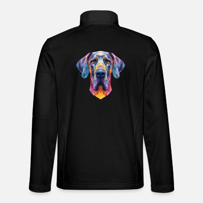 Great Dane - Unisex Softshell Jacket - black