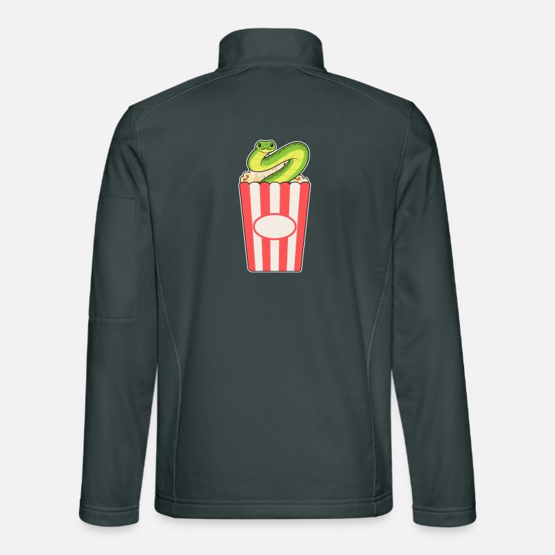 Schlange Popcorn Unisex Softshelljacke