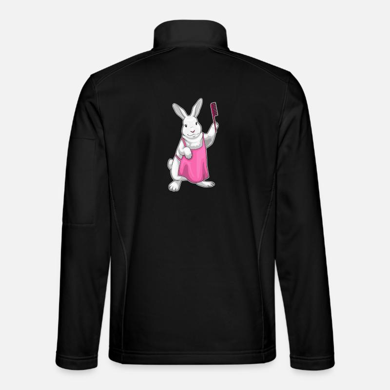 Hase Friseur Kamm Unisex Softshelljacke