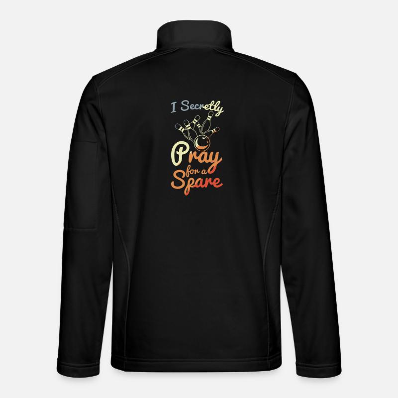 Bowling Joke - Unisex Softshell Jacket - black