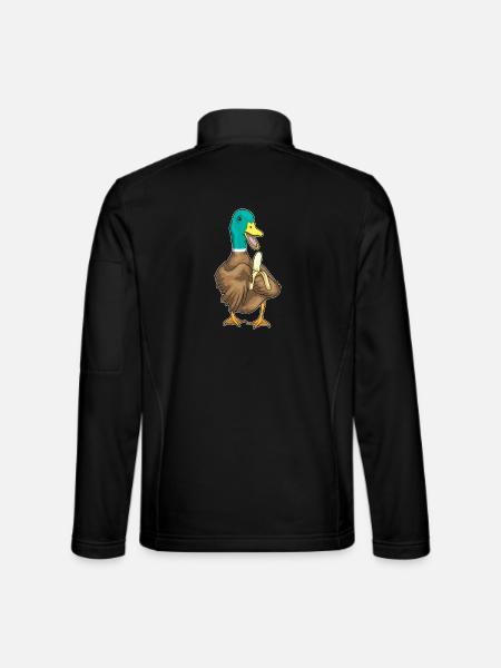 Duck Banana - Unisex Softshell Jacket - black