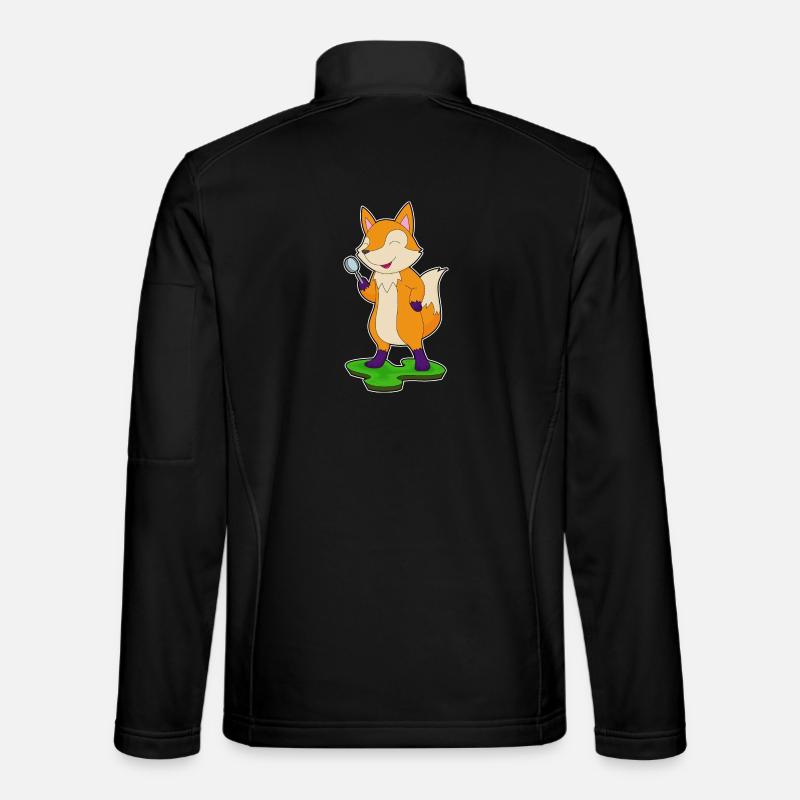 Fuchs Detektiv Lupe Unisex Softshelljacke