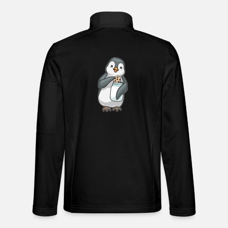 Penguin Cookie - Unisex Softshell Jacket - black