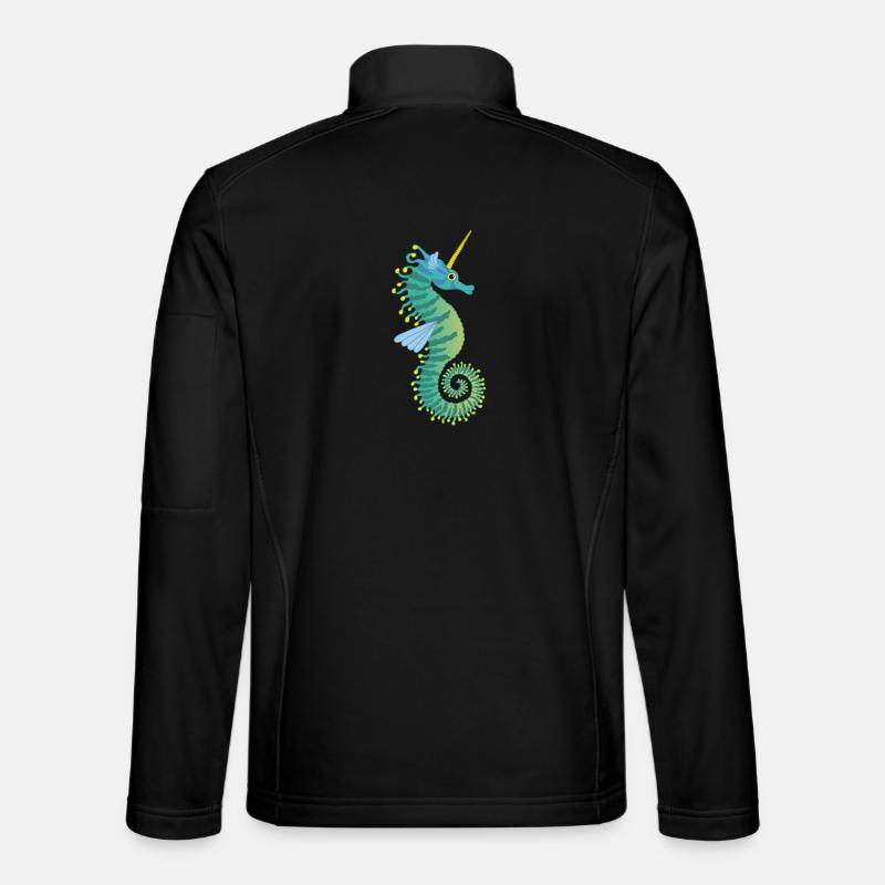 Seeeinhorn - Unisex Softshelljacke - Schwarz