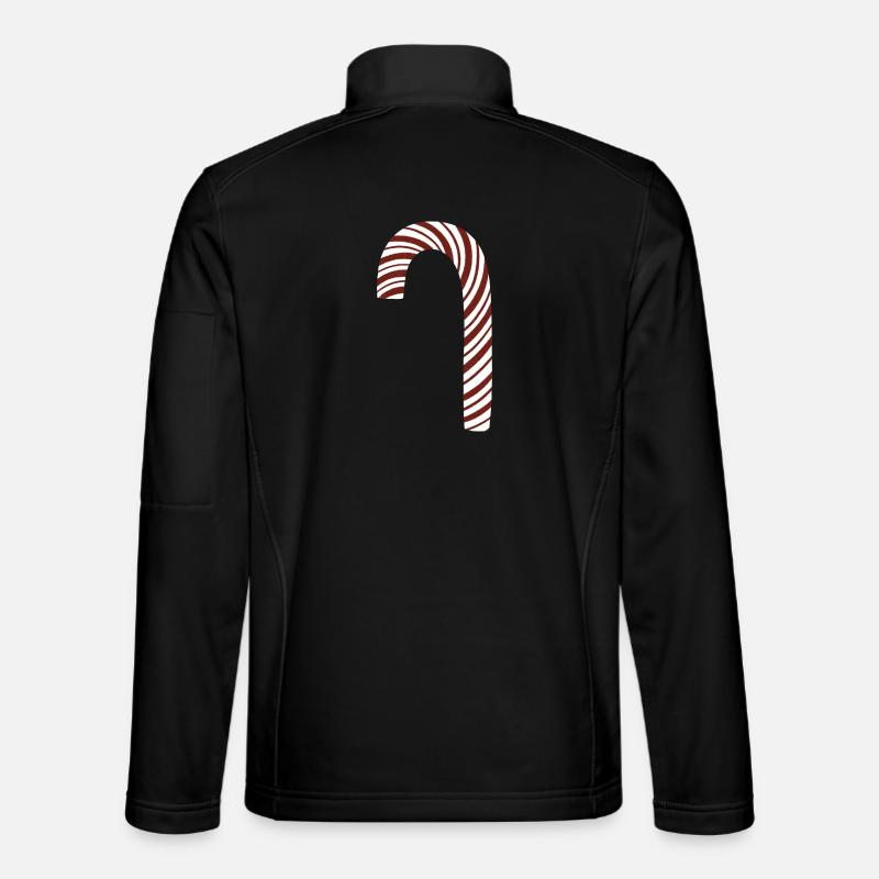 Candy Cane - Unisex Softshell Jacket - black
