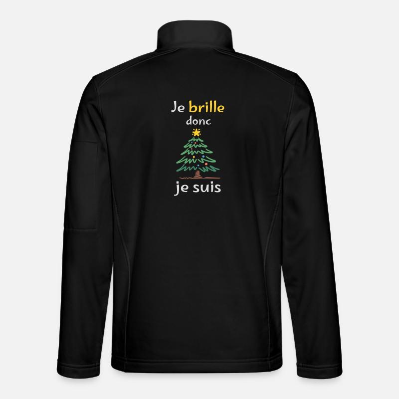 Glittering Fir I Shine, I Am Unisex Softshell Jacket