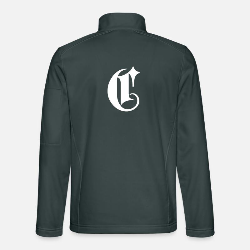 Verzierter C-Monogrammstern Unisex Softshelljacke