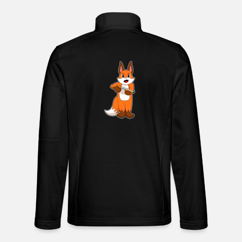 Fox Shotgun - Unisex Softshell Jacket - black