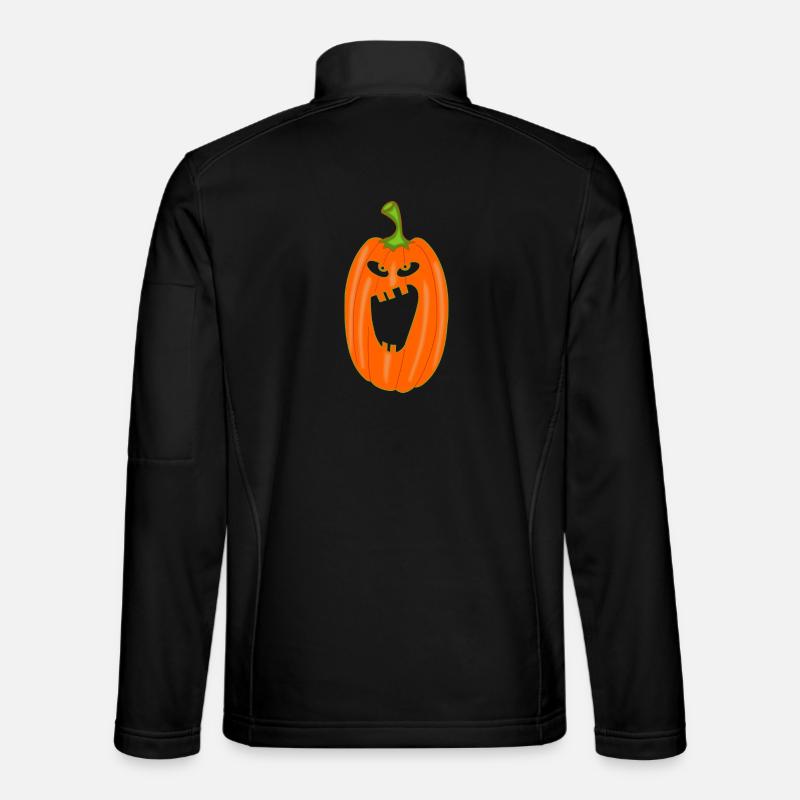Pumpkin Halloween - Unisex Softshell Jacket - black