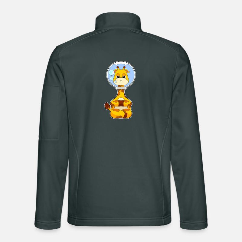 Giraffe Aquarium Unisex Softshelljacke