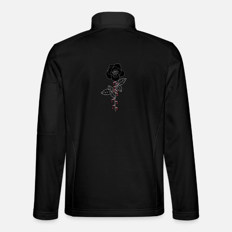Bloody Rose - Unisex Softshell Jacket - black