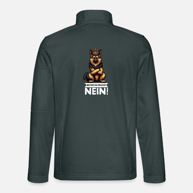 Bevor Du Fragst Deutscher Schäferhund Schäferhunde Unisex Softshelljacke