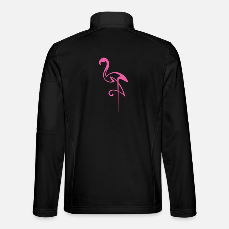 Flamingo - Unisex Softshell Jacket - black