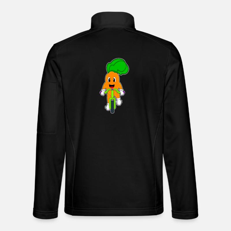 Carrot Bike - Unisex Softshell Jacket - black