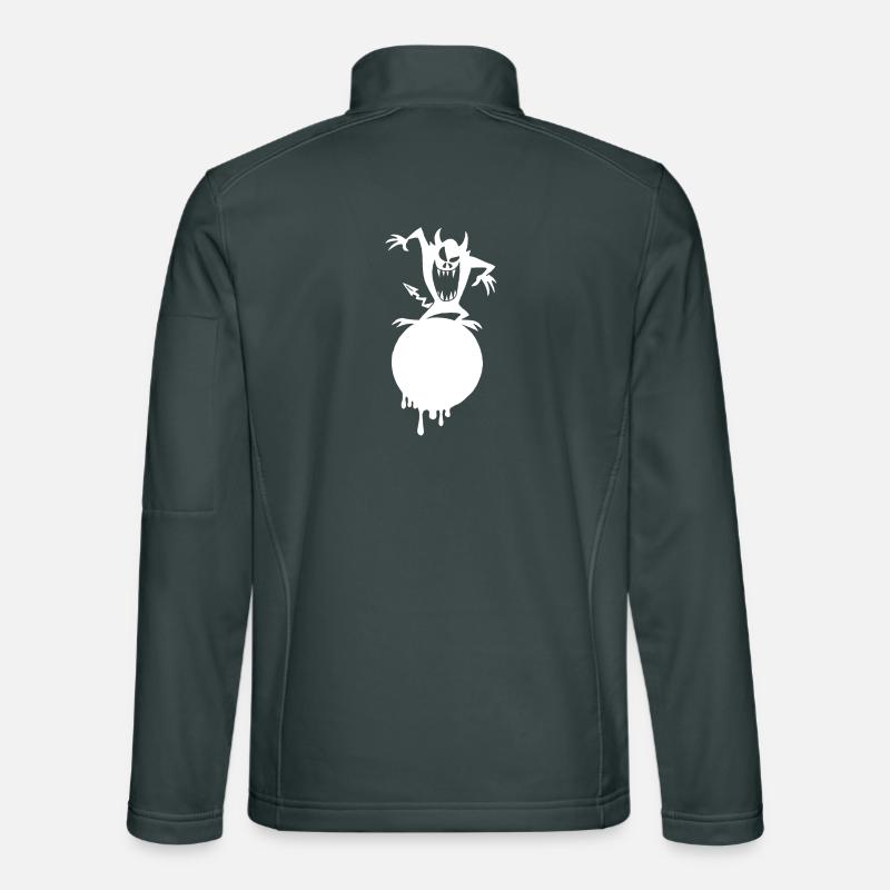 Le monstre sur la planète blanche Veste en tissu softshell Unisexe