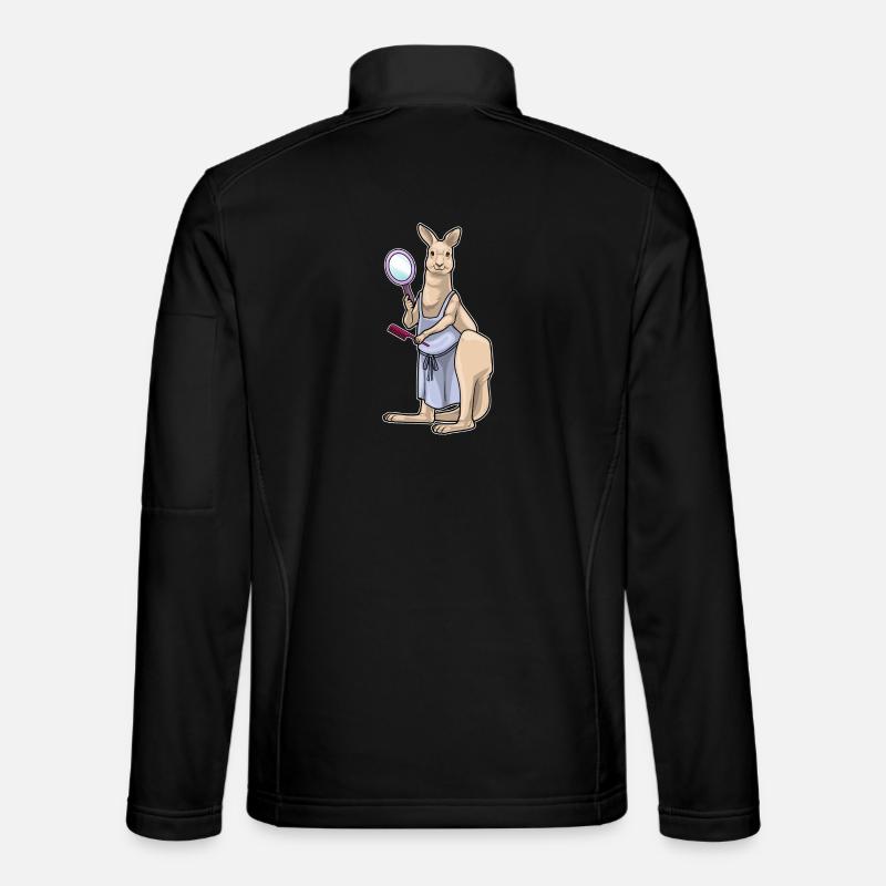Känguru Friseur Spiegel Unisex Softshelljacke