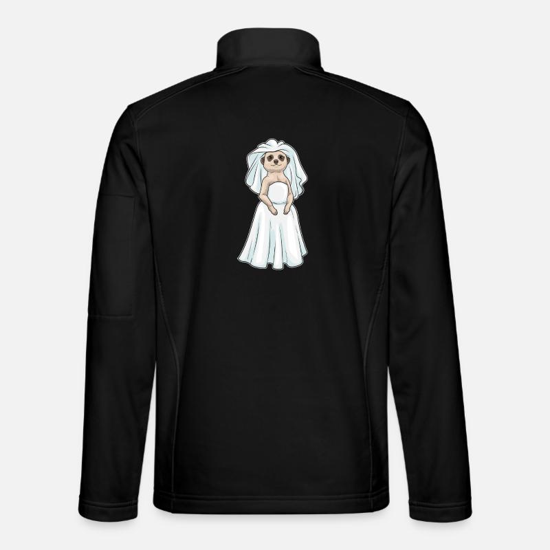 Suricate Voile de mariée Mariage Veste en tissu softshell Unisexe