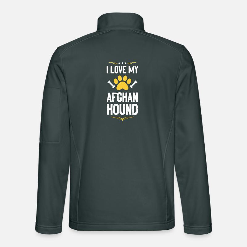 I love my Afghan Hound Unisex Softshell Jacket