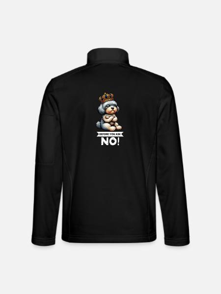 Avant de demander Havanese Havanese Keepers Havanese - Veste en tissu softshell Unisexe - noir - Dos