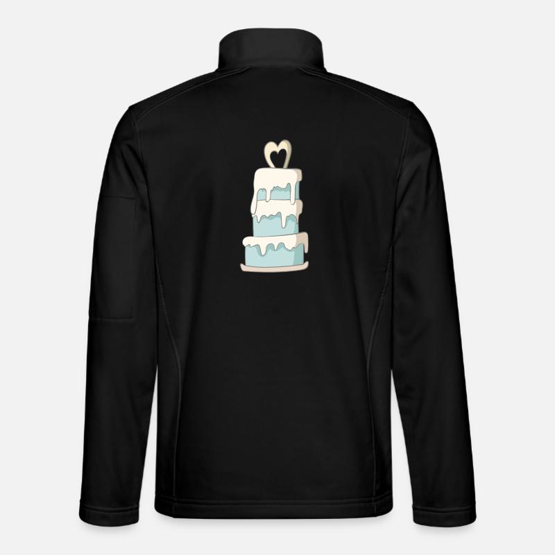 wedding cake - Unisex Softshell Jacket - black
