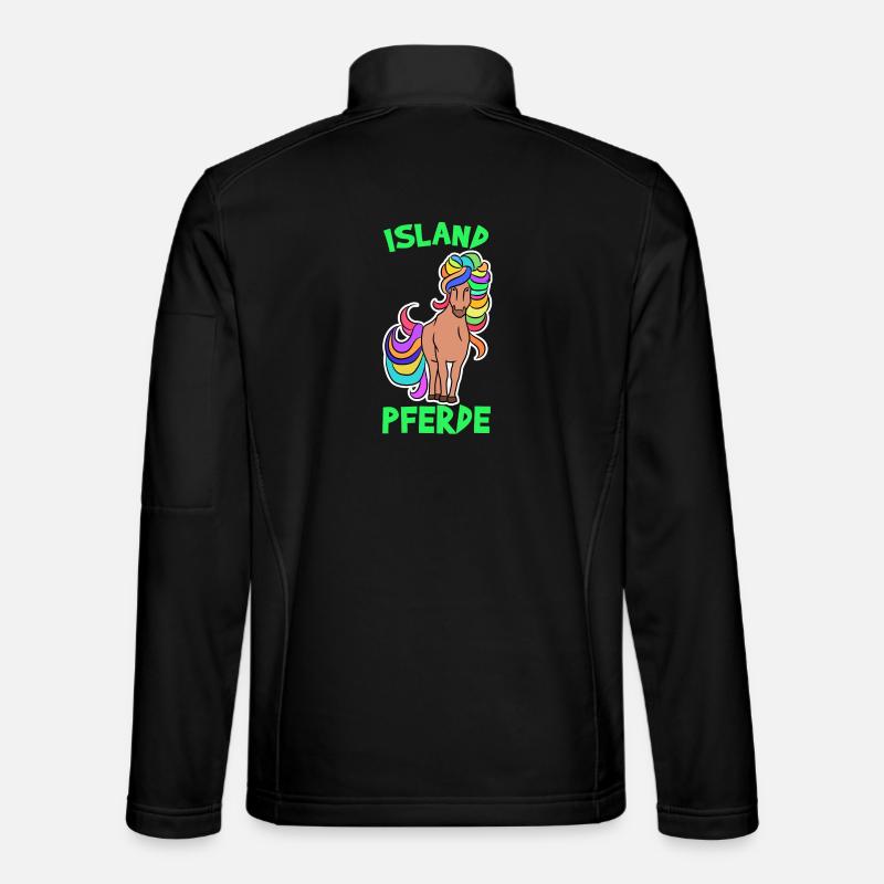 Pferde Pony Islandpferde Isländer Spruch Pferdefan Unisex Softshelljacke