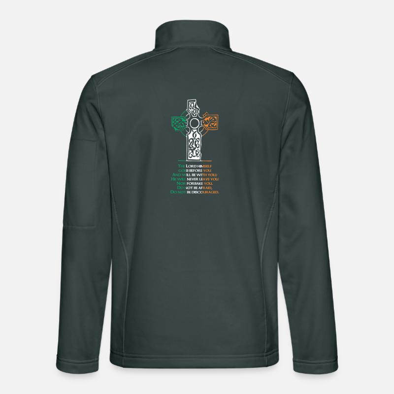Celtic Cross Unisex Softshell Jacket