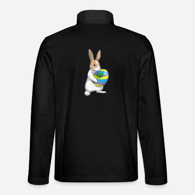 Tétine de Pâques Bunny Veste en tissu softshell Unisexe