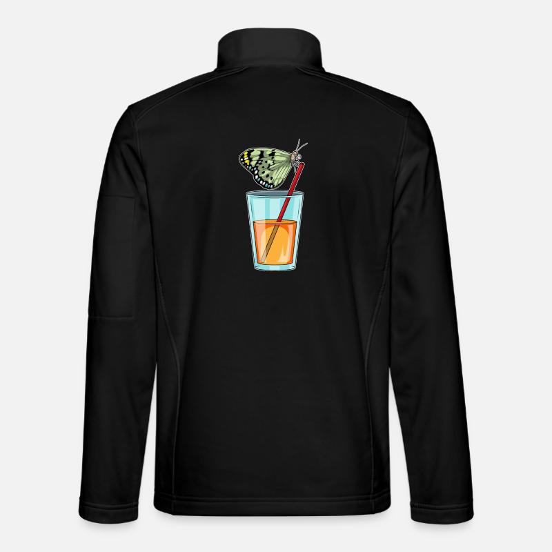 Jus de papillon - Veste en tissu softshell Unisexe - noir