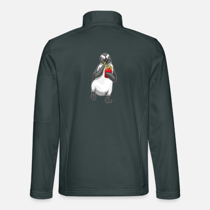 Pingouin frites Veste en tissu softshell Unisexe