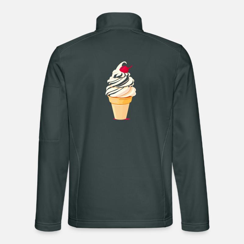 Eiscreme Tüte Grafik Unisex Softshell Jacket