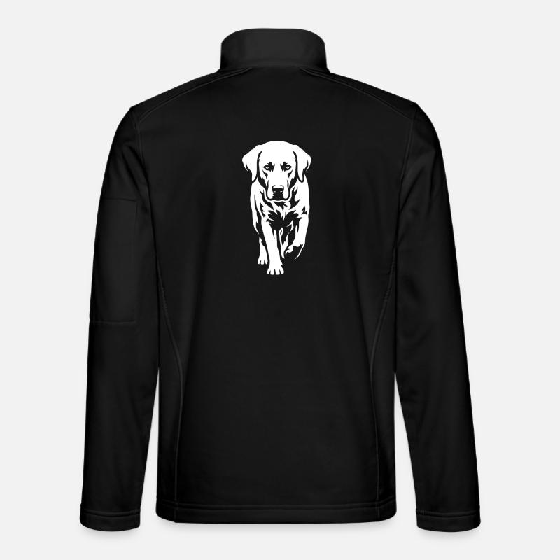Labrador – Élégance intemporelle - Veste en tissu softshell Unisexe - noir