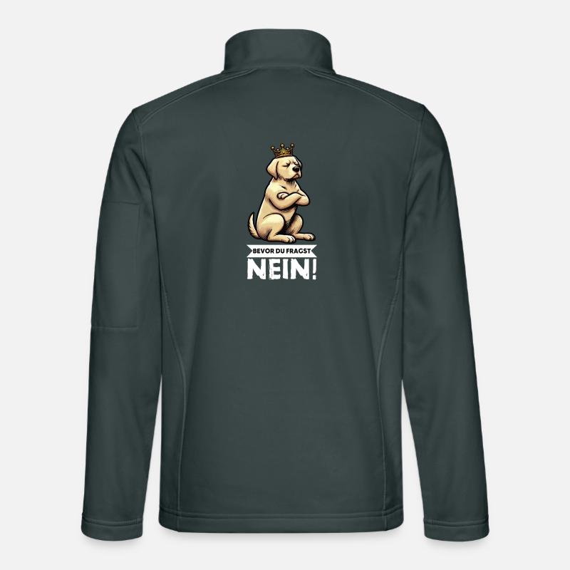 Avant que vous ne demandiez : pas de propriétaire de Labrador Labrador Veste en tissu softshell Unisexe