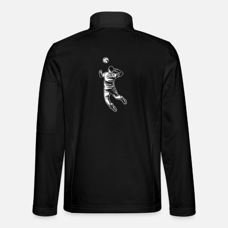 Volleyball player - Unisex Softshell Jacket - black
