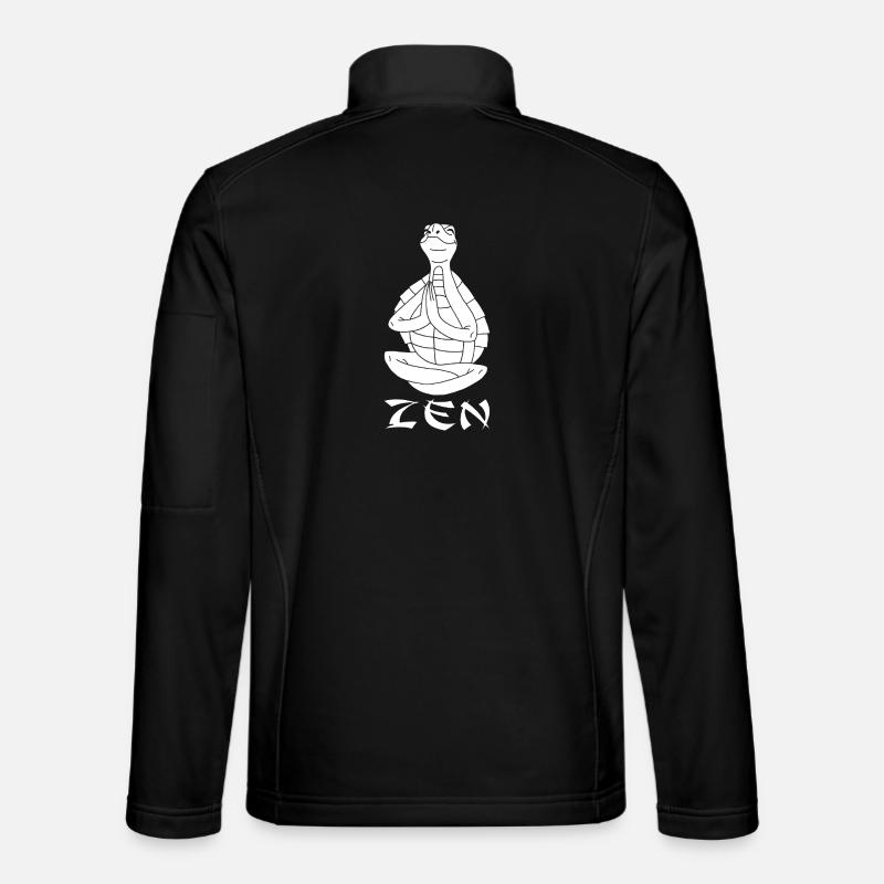 Yogi Schildkröte (Weiß) - Unisex Softshelljacke - Schwarz