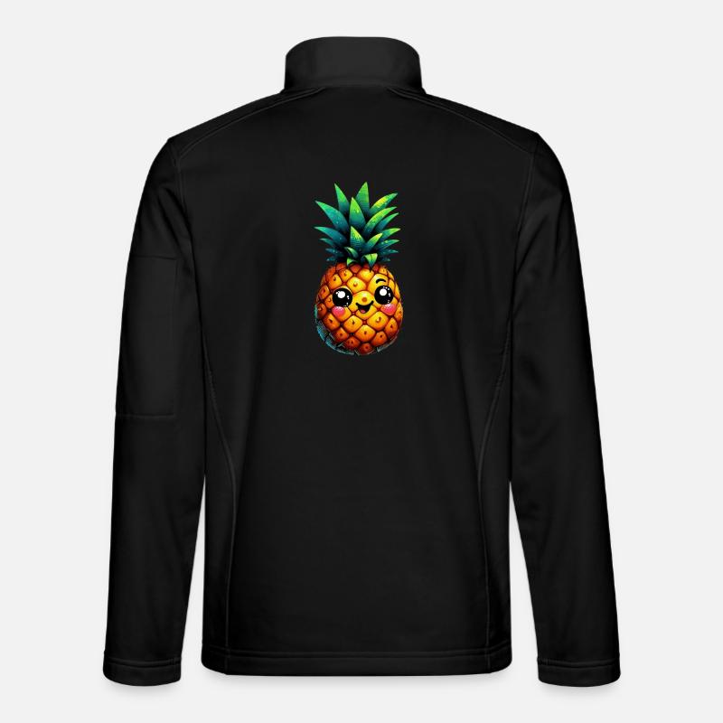 Ananas - Veste en tissu softshell Unisexe - noir