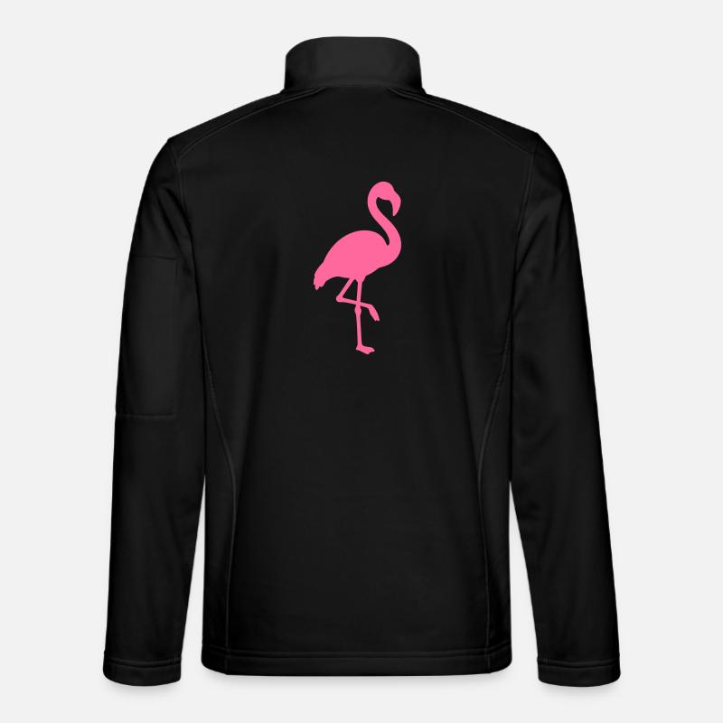 Flamingo Vector Unisex Softshell Jacket
