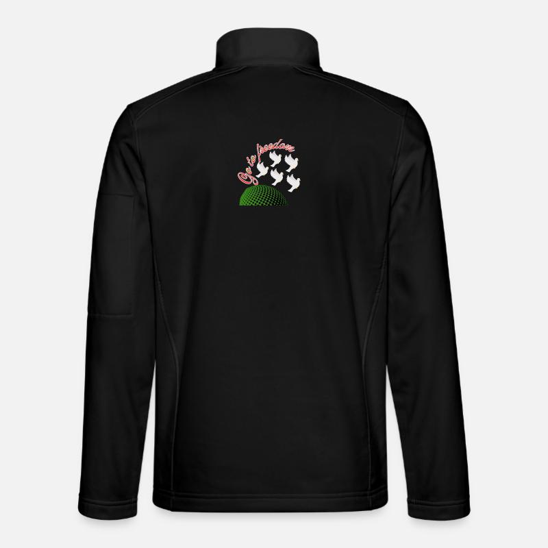 liberté - Veste en tissu softshell Unisexe - noir