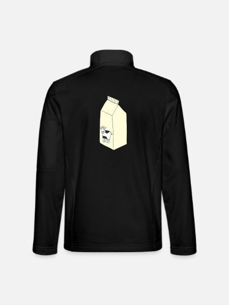 milk bag - Unisex Softshell Jacket - black