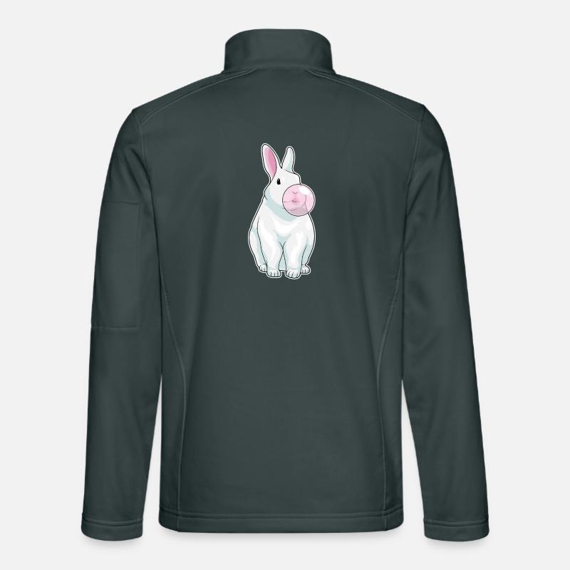 Gomme à mâcher de lapin Veste en tissu softshell Unisexe