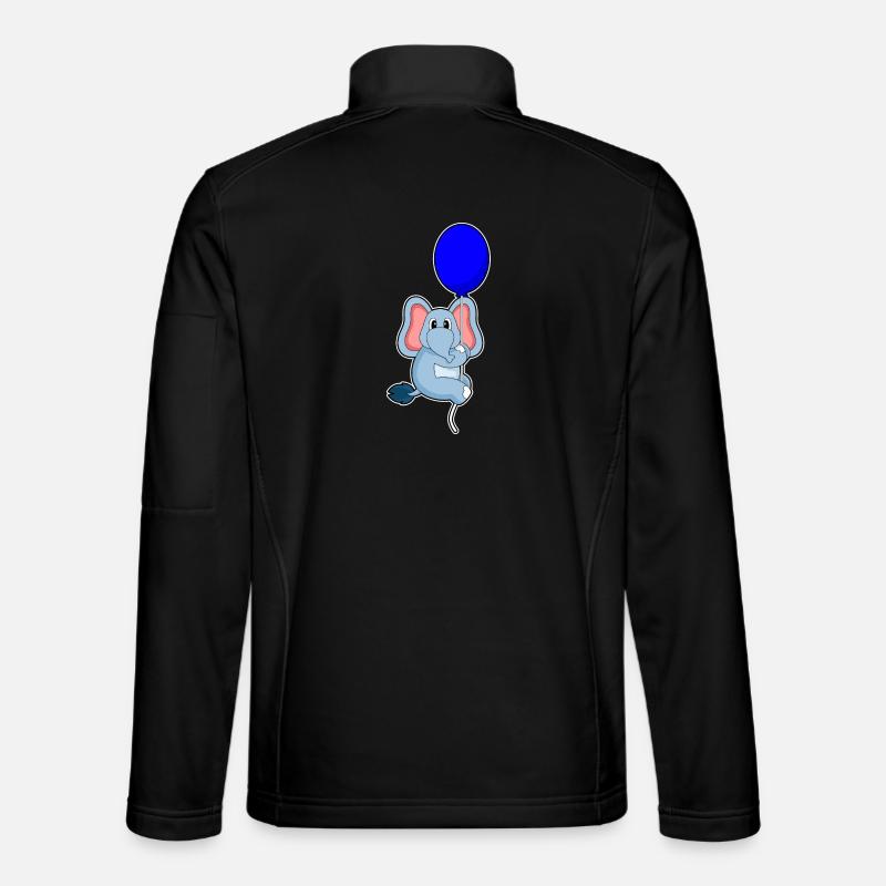 Ballon éléphant - Veste en tissu softshell Unisexe - noir