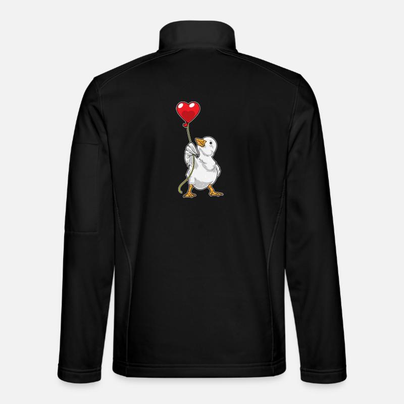 Ballon canard - Veste en tissu softshell Unisexe - noir