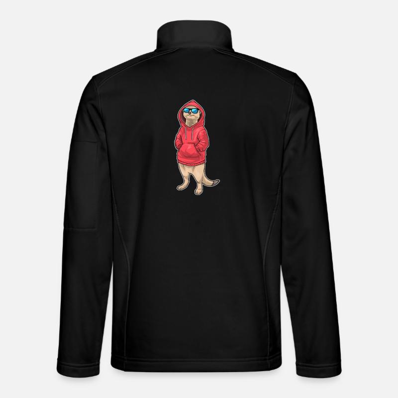 Surikat vintersolglasögon - Softshelljacka unisex - svart