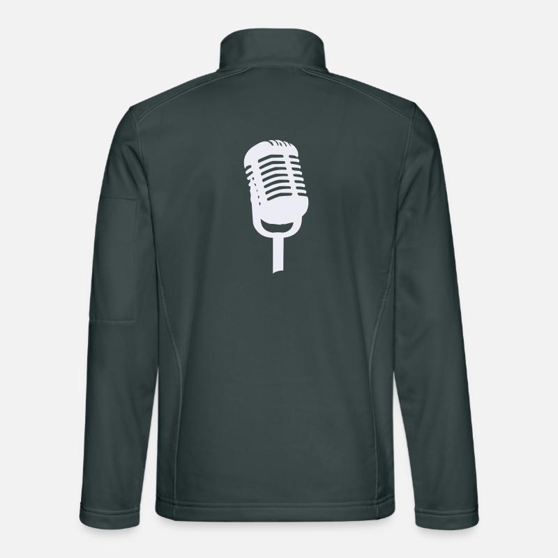 Mikrofon Unisex Softshelljacke