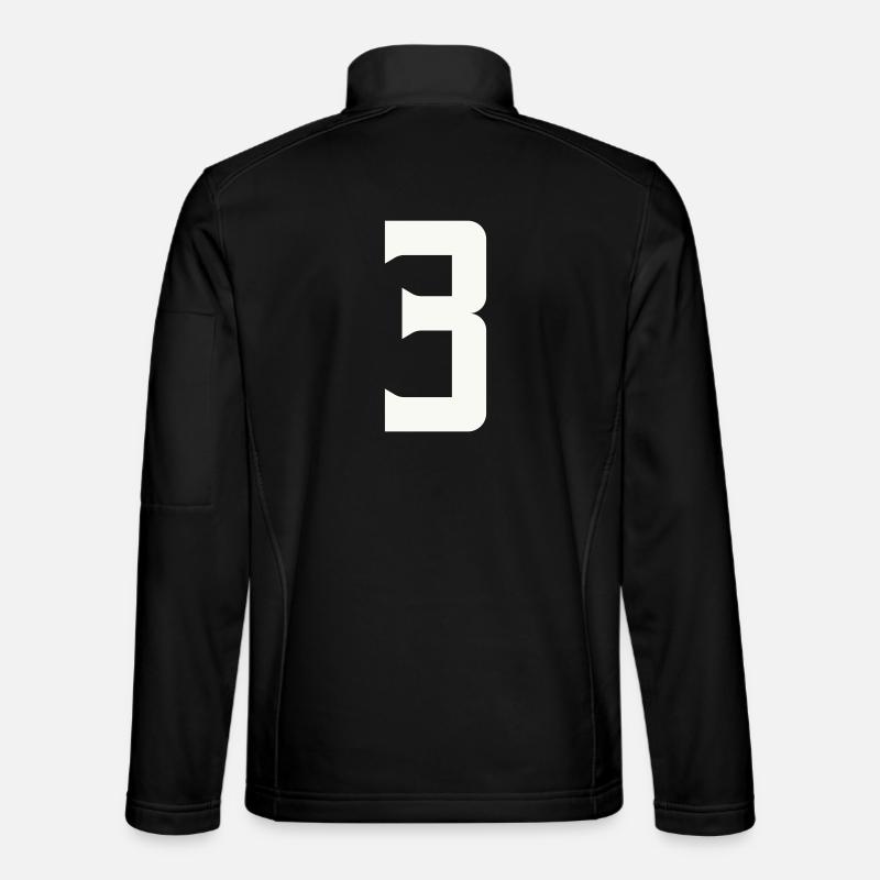 3 - Unisex Softshelljacke - Schwarz