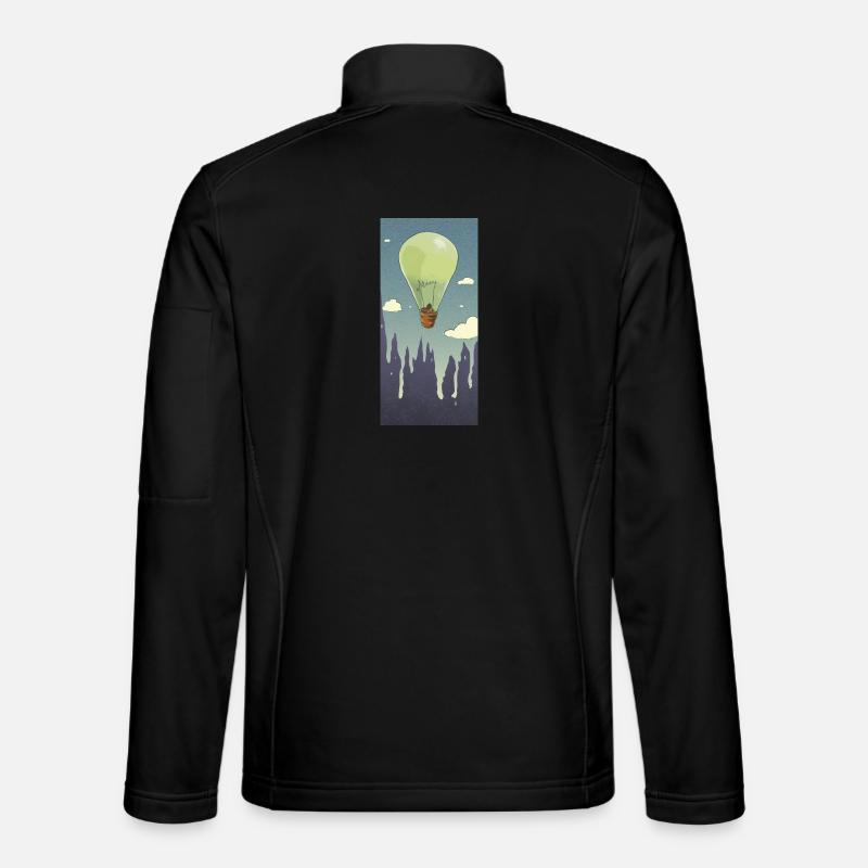 Ballonlampe - Unisex Softshelljacke - Schwarz